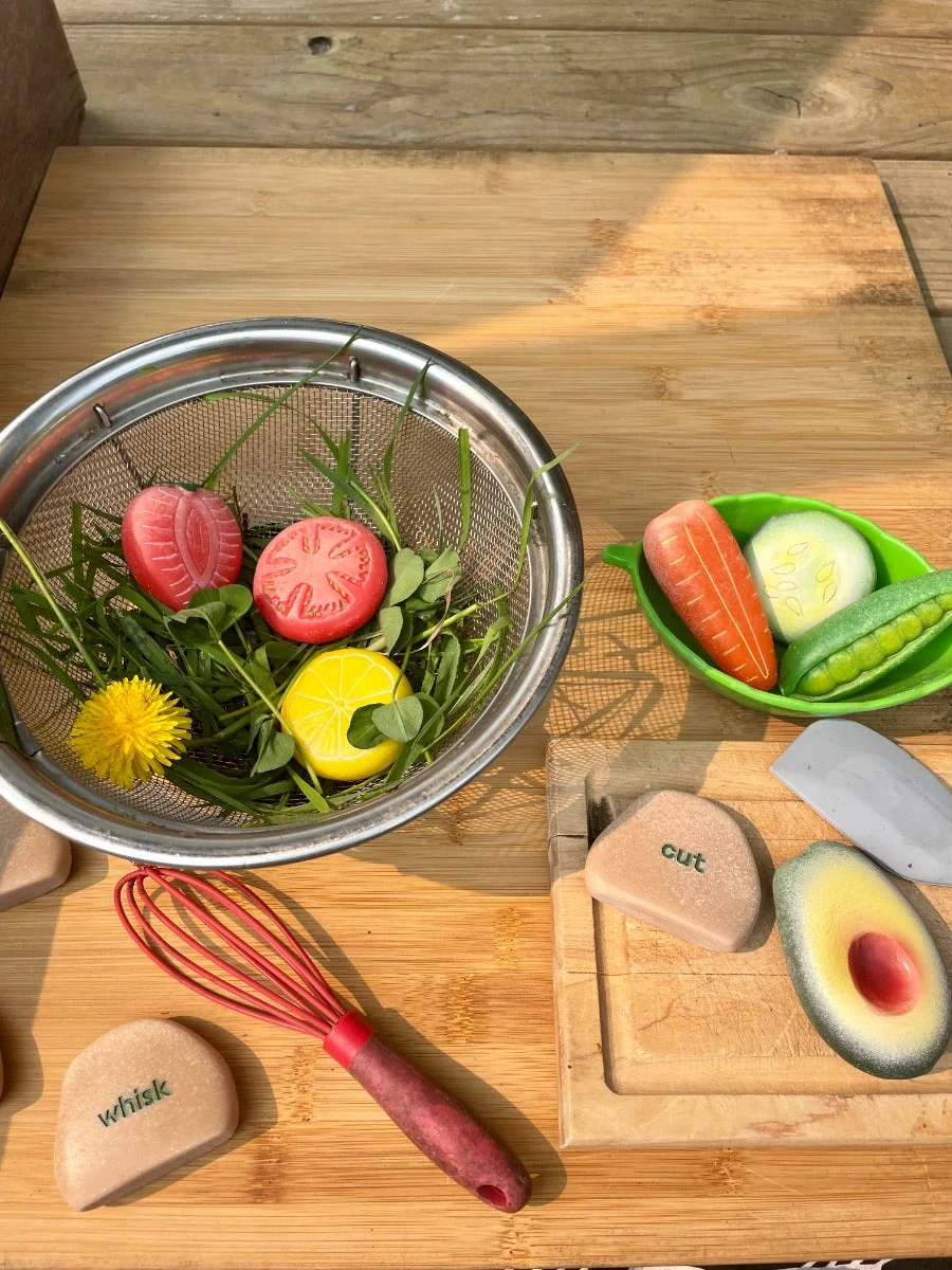 Sensory Play Stones Fruit - Image 4