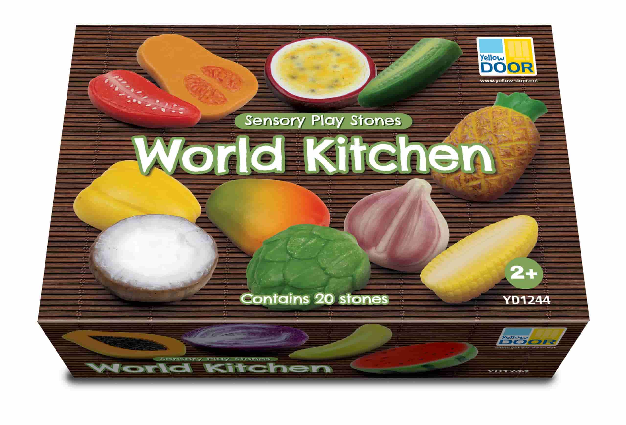 Sensory Play Stones World Kitchen 20 pieces - Image 3