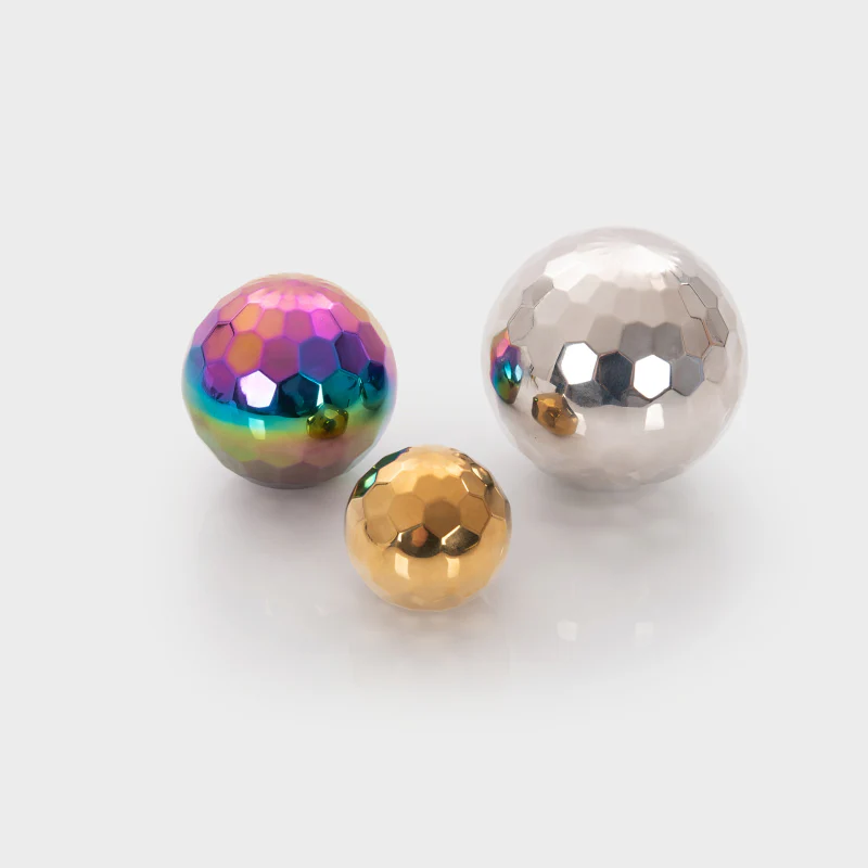 Sensory Steel Mosaic Mystery Balls 3 pack