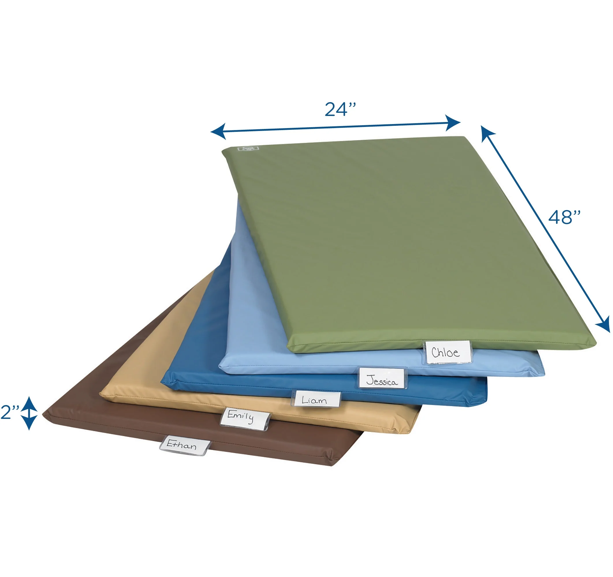 Set of 5 Cozy Woodland Rest Mats- Assorted Colours; 24 x 48 - Image 3