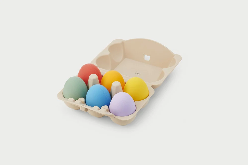 Silisoft Sensory Eggs Rainbow