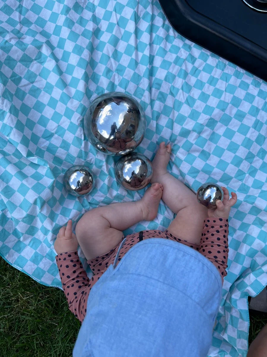 Silver Sensory Reflective Balls - Pack of 4 - Image 4