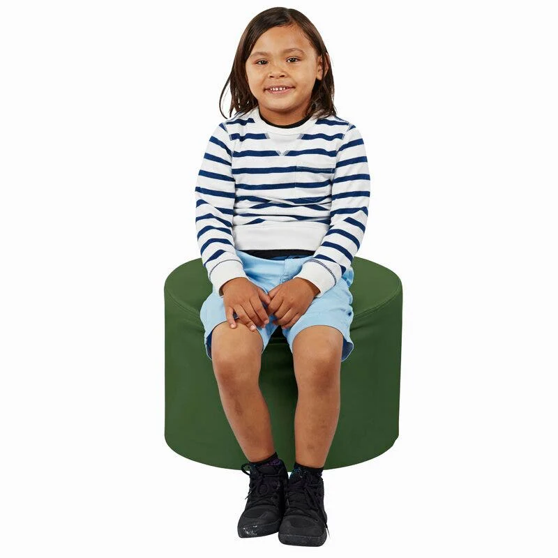 Softscape 18in Round Junior Ottoman 12in H 4 piece - Image 3