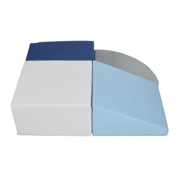 SoftScape Toddler Playtime Corner Climber Navy Powder Blue - Image 3