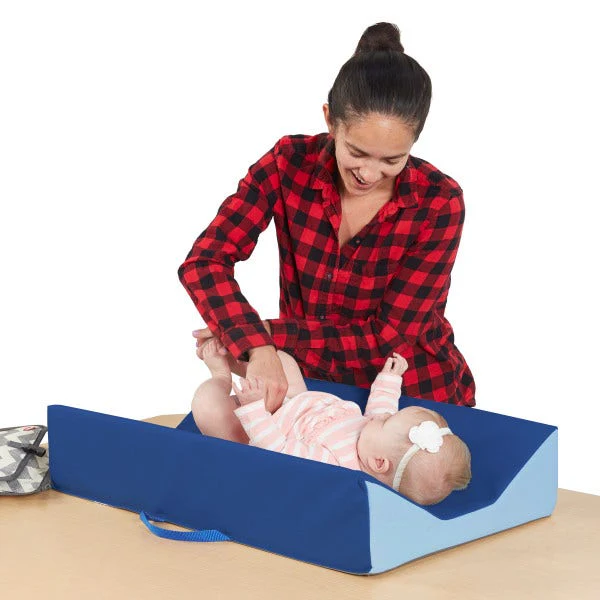 SoftScape UltraSoft Baby Changer Navy Powder Blue 29x18x6 - Image 3