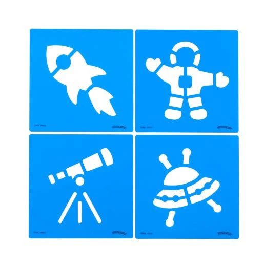 Space Stencil Set 8in x 8in Set of 12 - Image 2