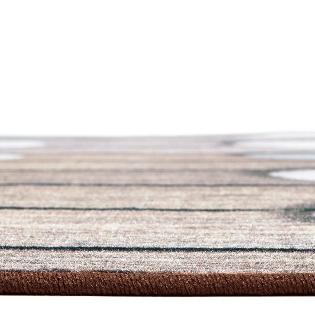 Stones Seating Rectangle Gray Carpet 8ft x 12ft - Image 3