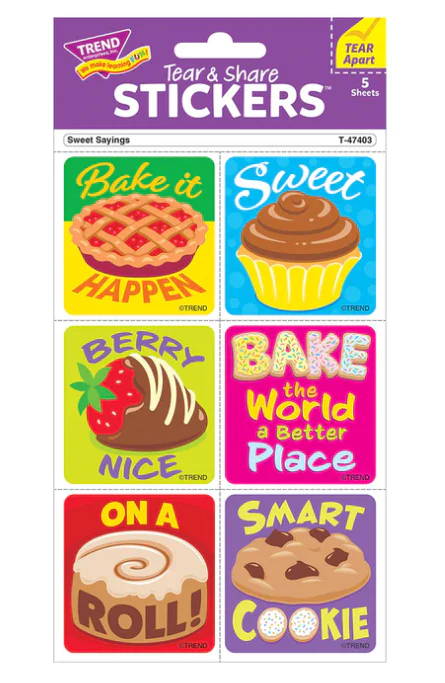 Sweet Sayings Tear and Share Stickers - Image 3