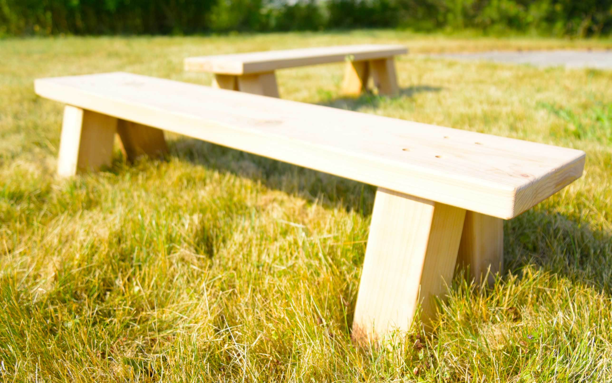 Table and 2 Benches by Naturally Inspired Play - Image 3