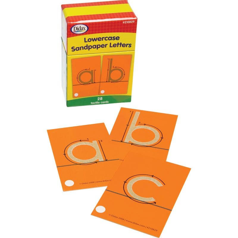 Tactile Sandpaper Letters & Numbers - Image 3