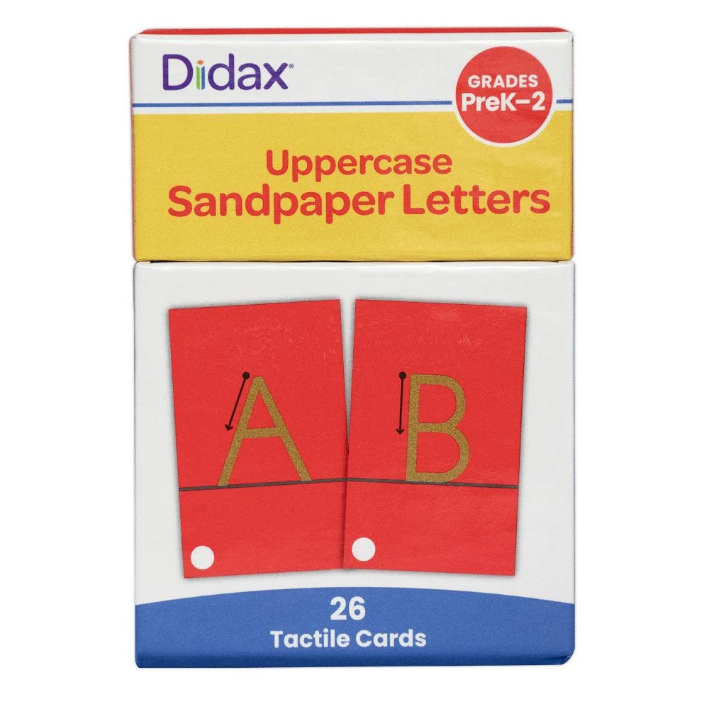 Tactile Sandpaper Letters & Numbers - Image 5