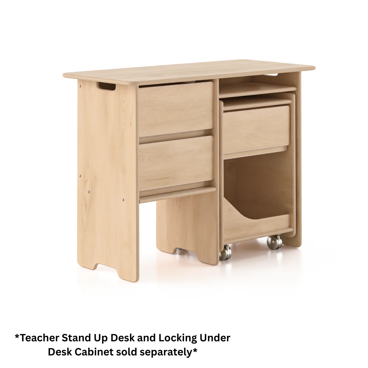 Teacher Locking Under Desk Cabinet - Image 2
