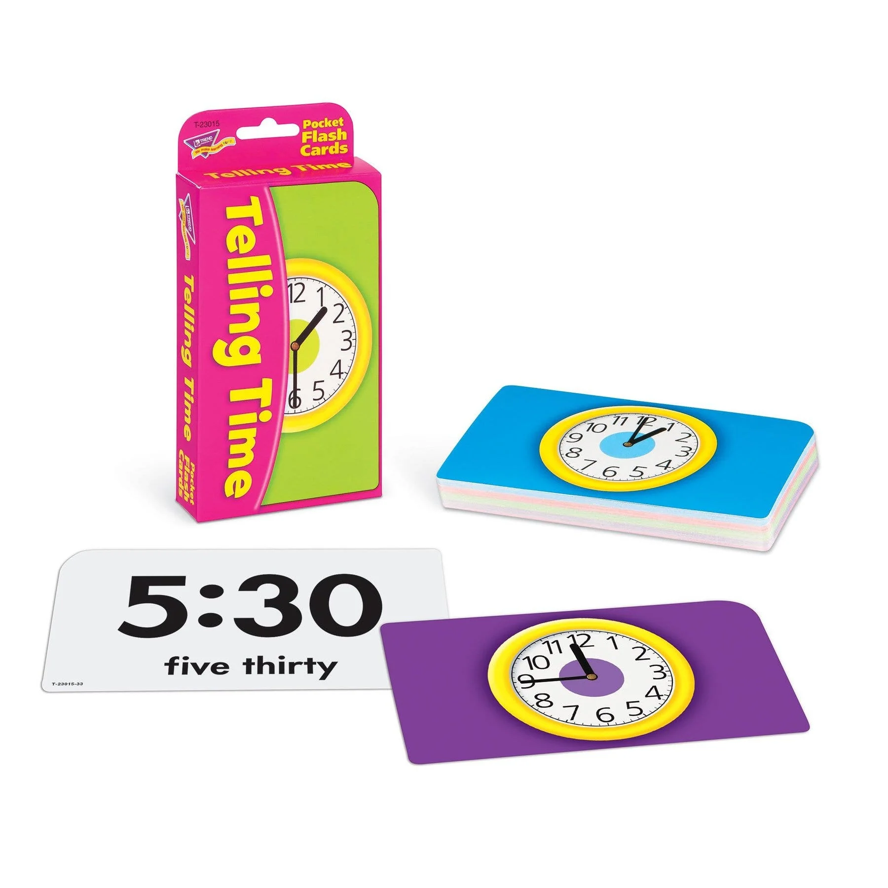 Telling Time Pocket Flash Cards - Image 3