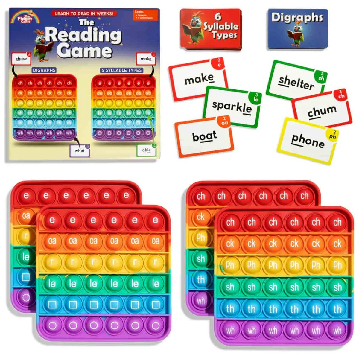 The Reading Digraph Game