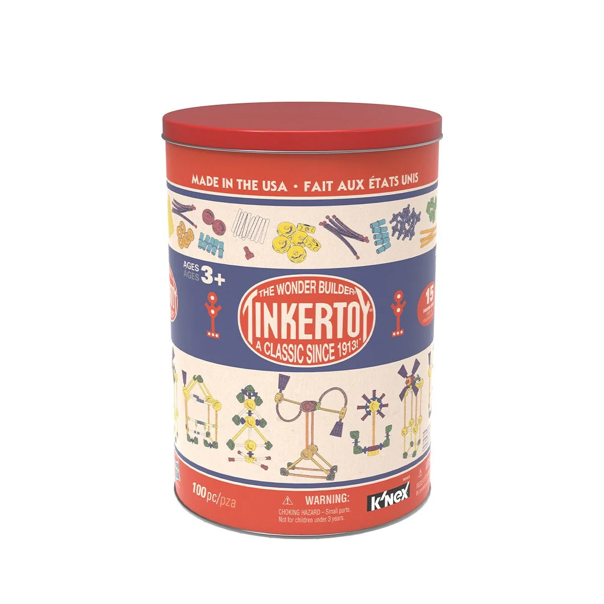 Tinkertoy Classic Building Tin