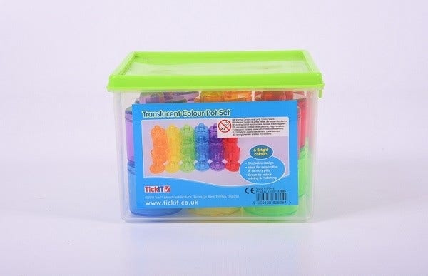 Translucent Colour Pot Set of 18 - Image 5