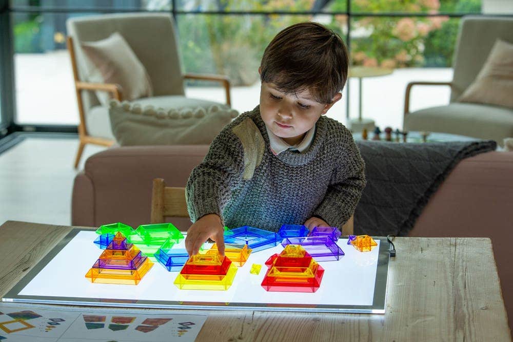 Translucent Colour Pyramid Builder