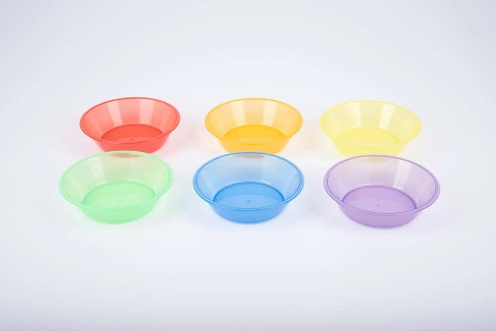 Translucent Colour Sorting Bowls Set of 6