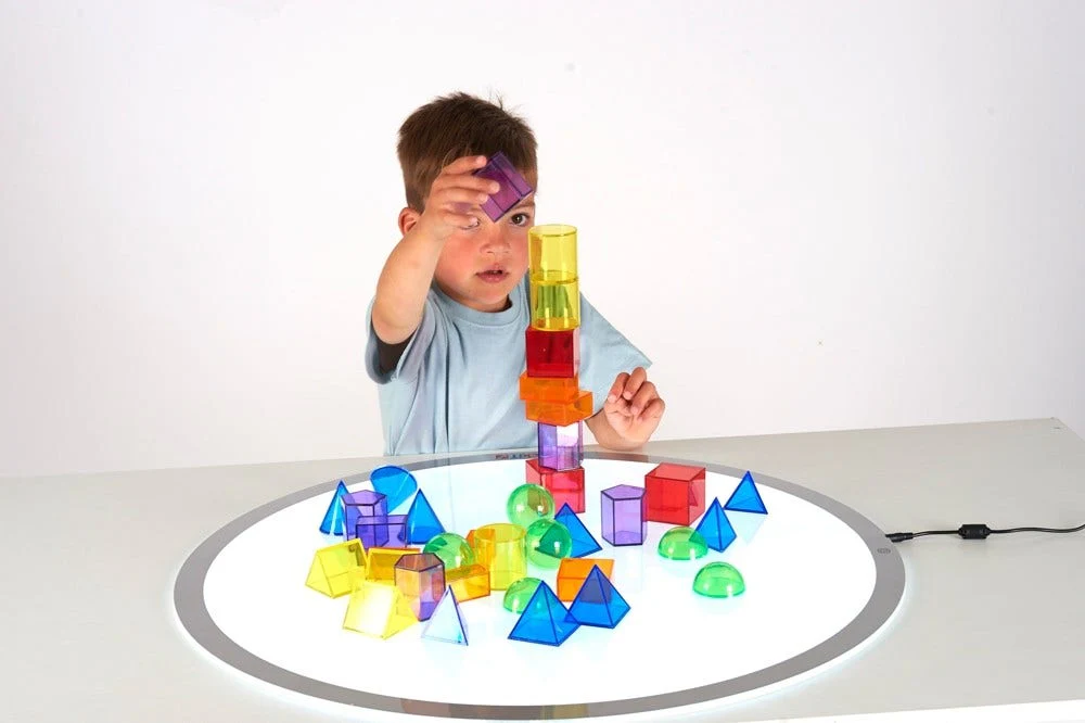 Translucent Colour Geometric Shapes 36 pcs