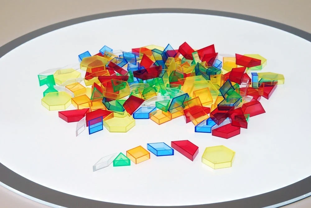 Translucent Colour Hollow Pattern Blocks - Image 3