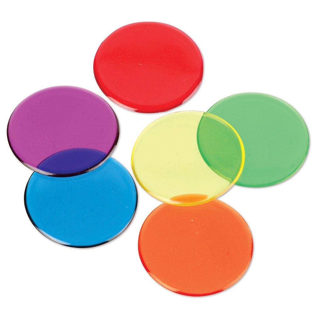 Transparent Counters Set of 250 6 Colours - Image 3