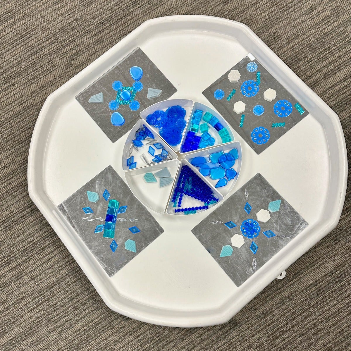 Transparent Pattern Blocks Mini Jar - Image 7