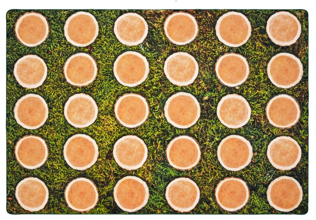 Tree Rounds Seating Carpet