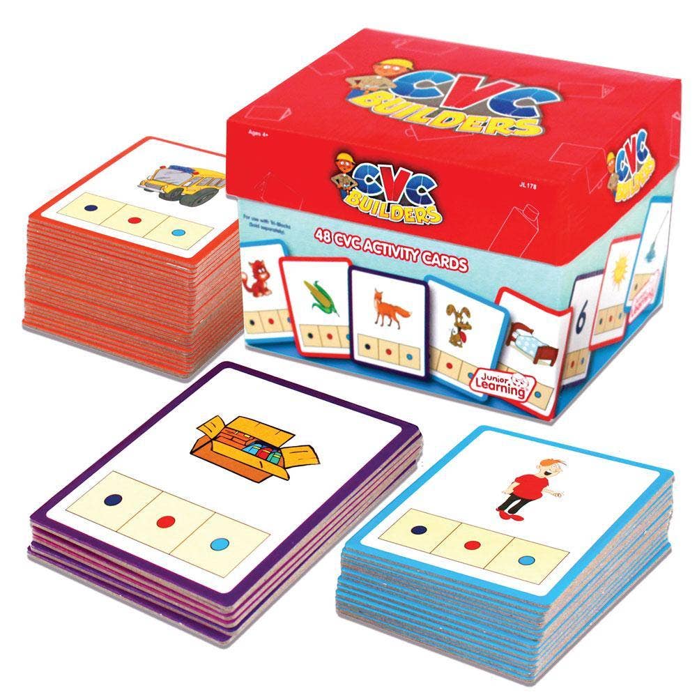 Tri-Blocks CVC Builders Activity Cards Set of 48