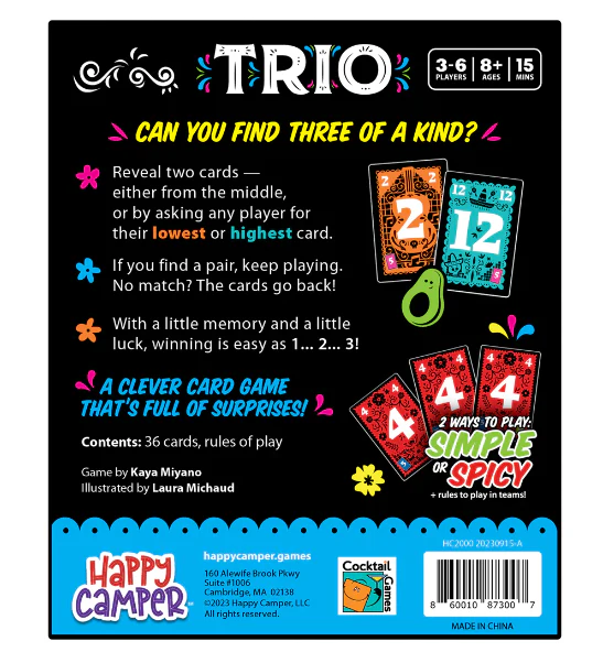 Trio Card Game - Image 3