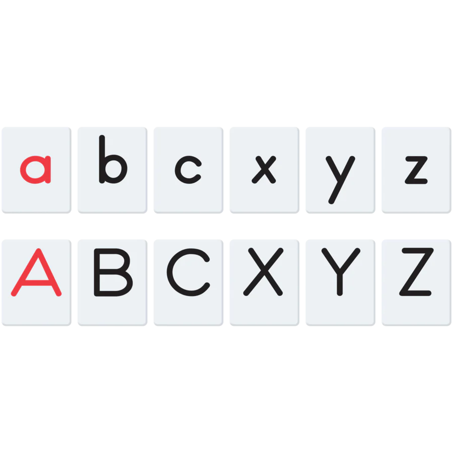 Two Sided Alphabet Letter Tiles