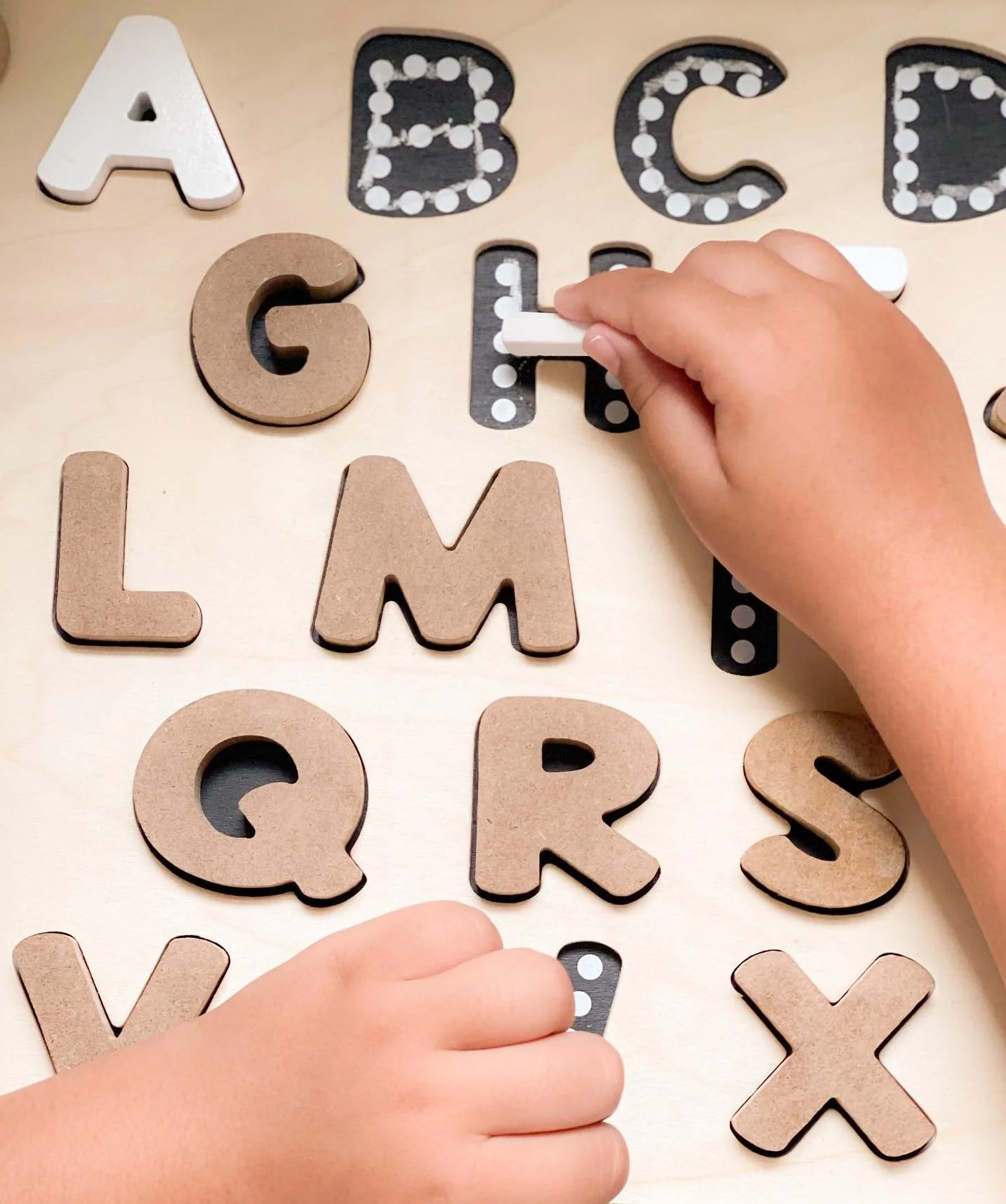 Uppercase Alphabet Chalkboard Puzzle - Image 4