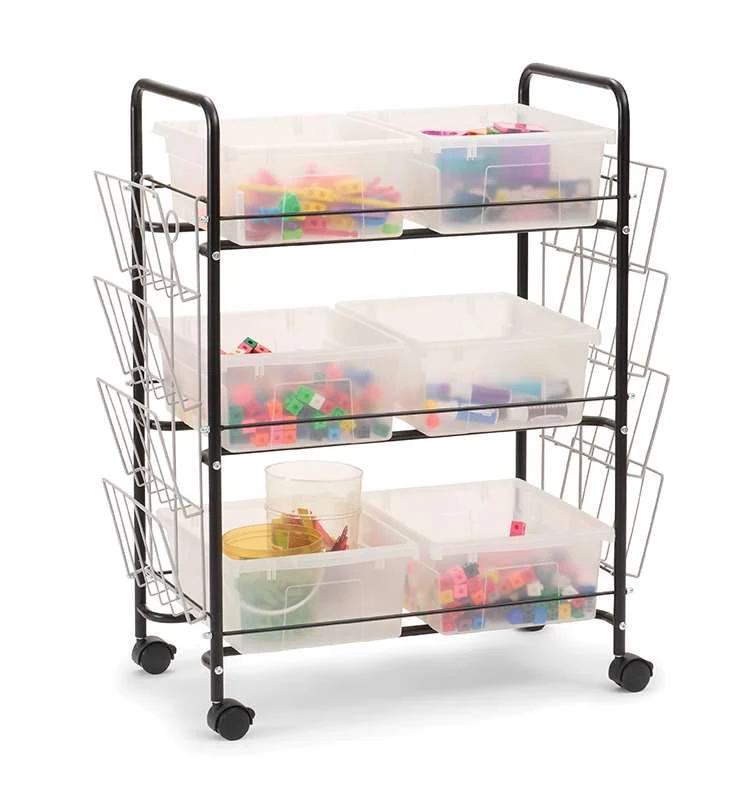 Value Book Cart with Clear Tub Pack - Image 2