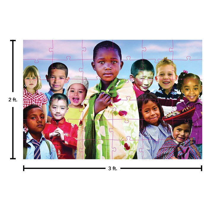 We Are the World Floor Puzzle - Image 2
