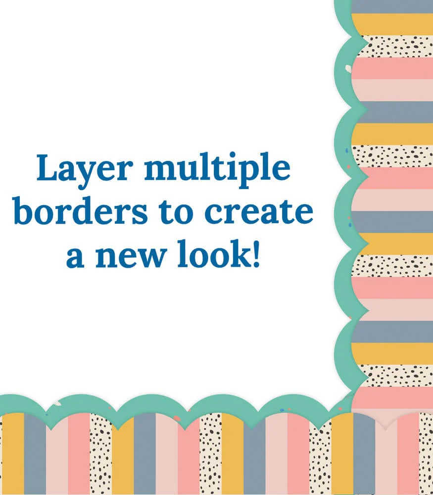 We Belong Stripes Scalloped Borders - Image 5
