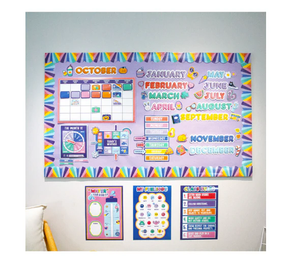 We Stick Together Calendar Bulletin Board Set - Image 6