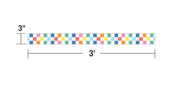 We Stick Together Checkered Rainbow Straight Bulletin Board - Image 4