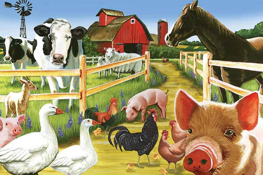 Welcome to the Farm 35 pc Floor Puzzle - Image 2