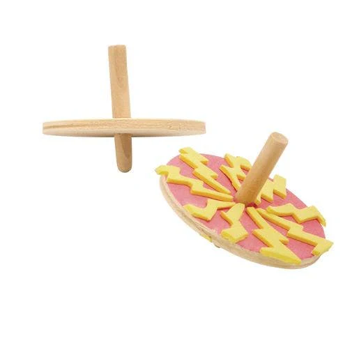 Whirling Wooden Tops Set of 24 - Image 6