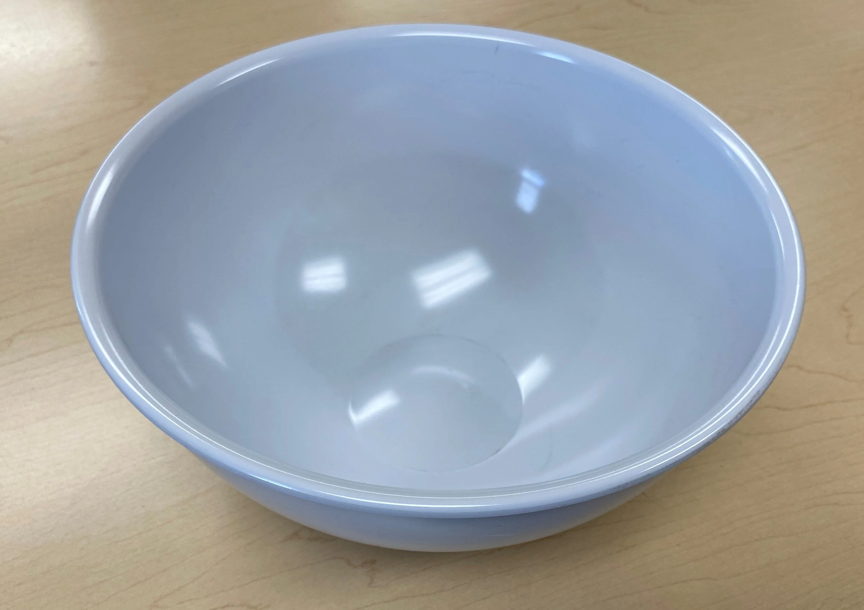 White Mixing or Serving Bowl 3qt Heavy Duty