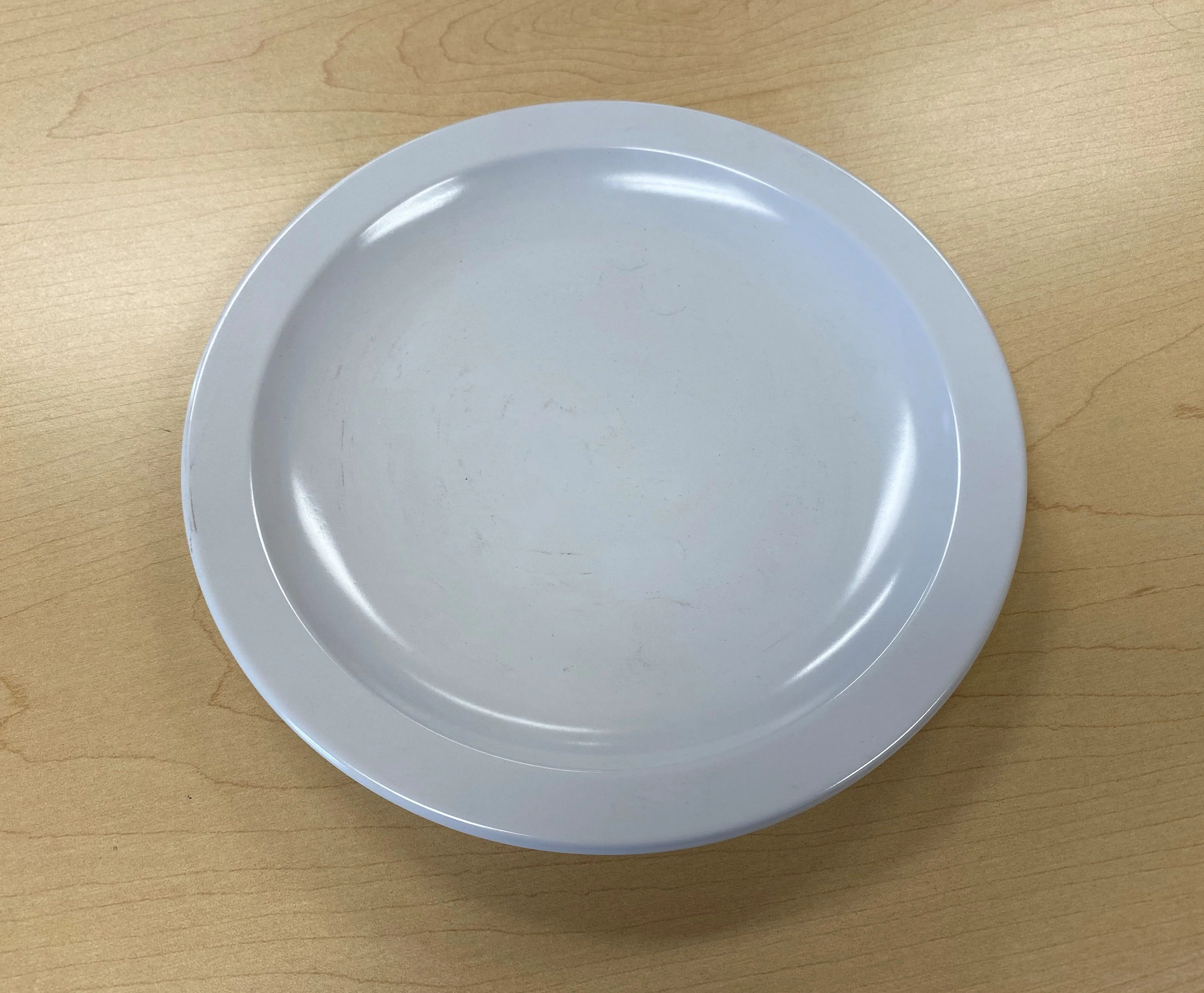 White Plate 8in Heavy Duty