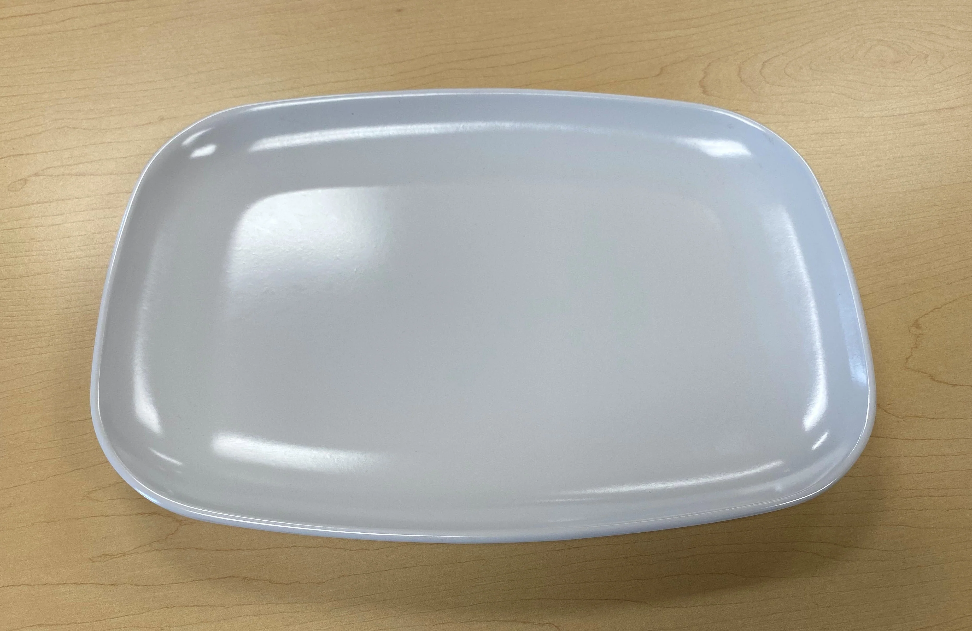White Serving Platter 13x9in Heavy Duty