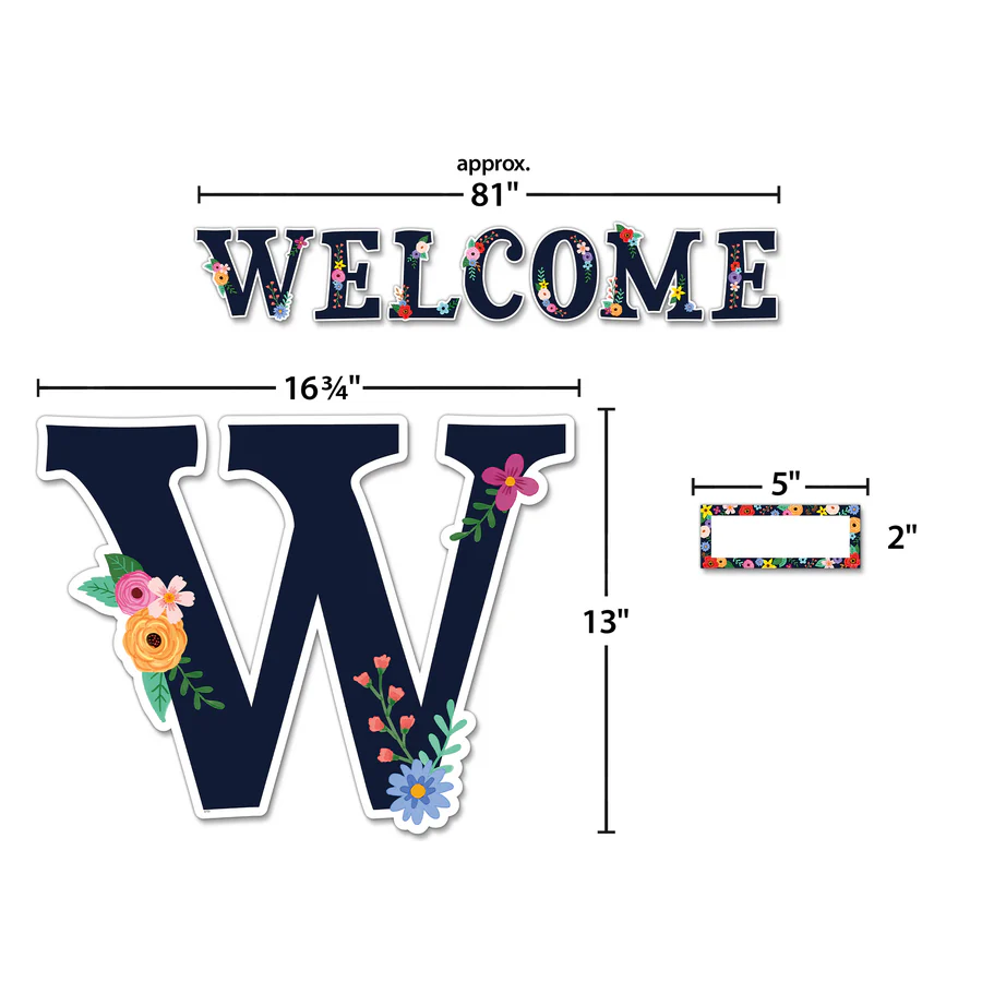 Wildflowers Welcome Bulletin Board - Image 3