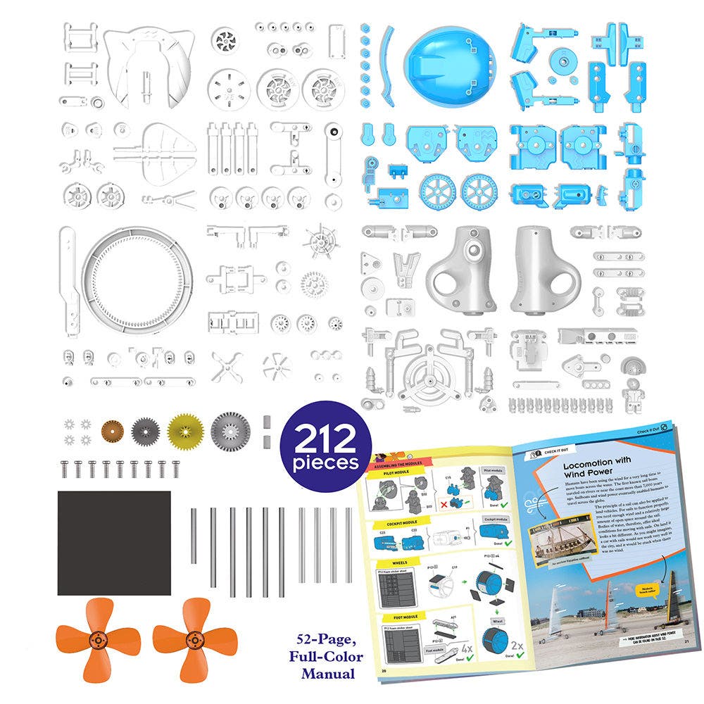 WindBots 6-in-1 Wind-Powered Machine Kit - Image 6