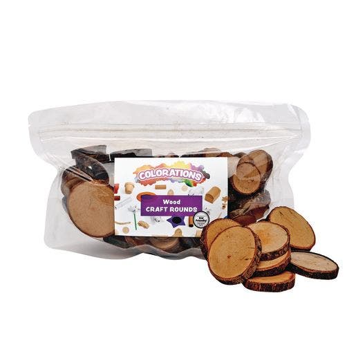 Wood Craft Rounds 50 Pieces - Image 2