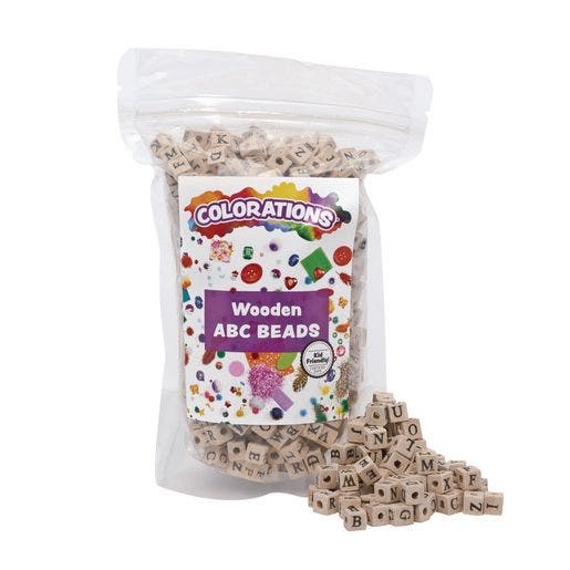 Wooden ABC Beads 600 Pieces - Image 3
