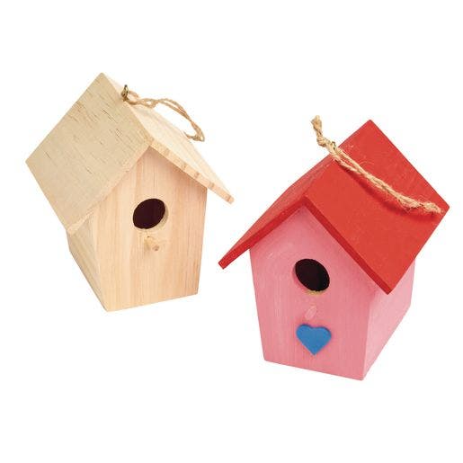 Wooden Birdhouses Set of 6 - Image 5