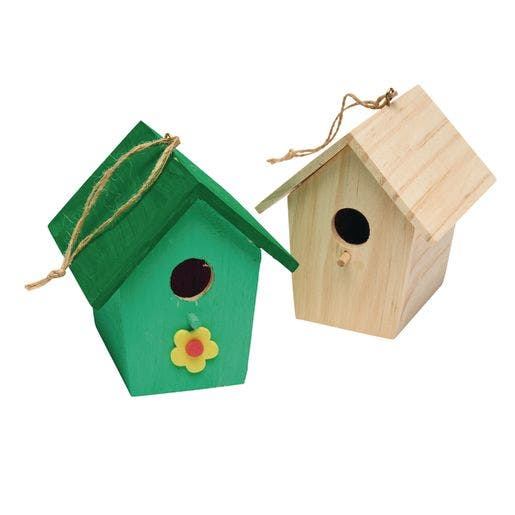 Wooden Birdhouses Set of 6 - Image 6
