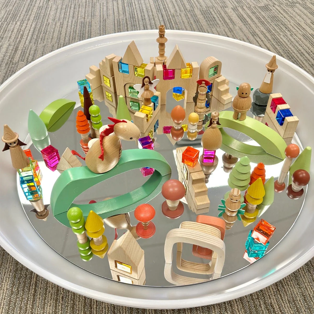 Wooden Building Gem Blocks 40 pc - Image 3
