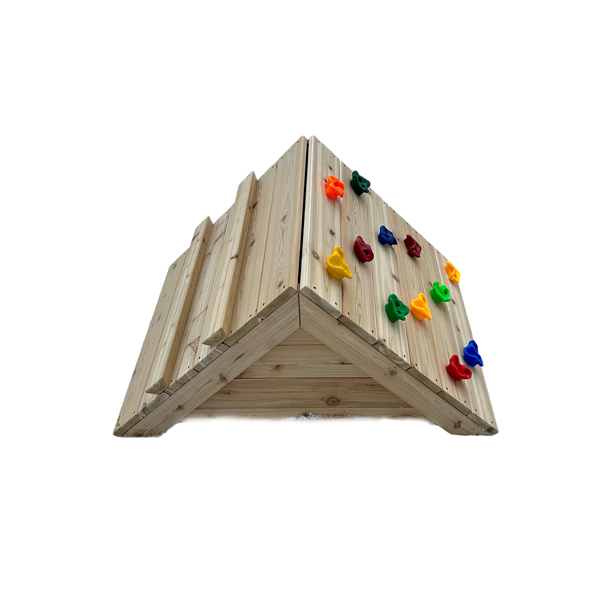Wooden Climber with Rock Climbing by Naturally Inspired Play - Image 3