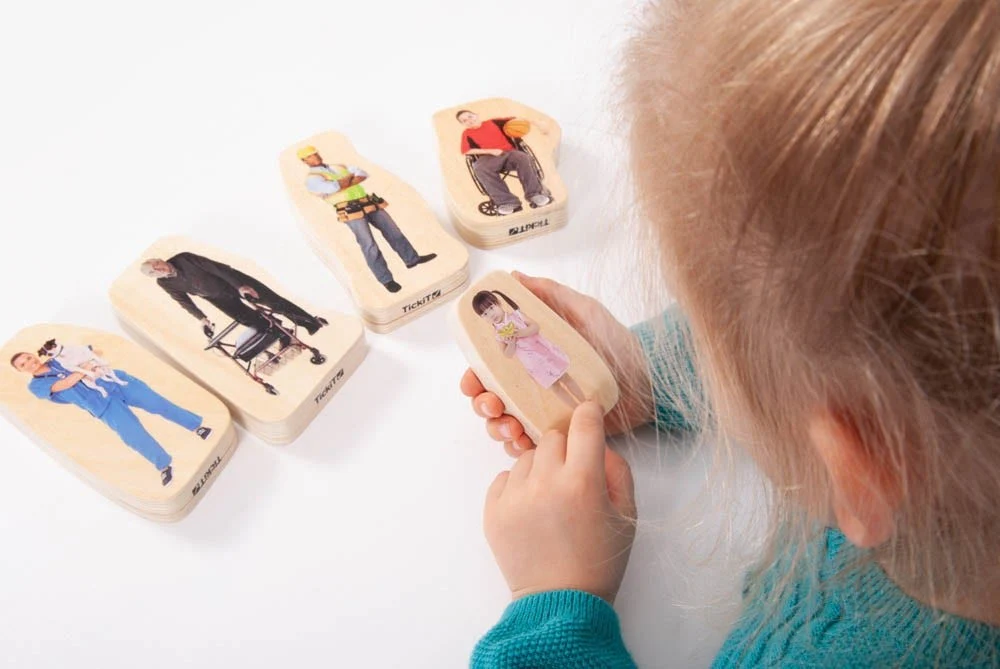 Wooden Community People Blocks 32 pcs - Image 3